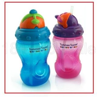 Tommee tippee 415ml Flip Top Straw Cup BPA Free 2 Color to Choose 