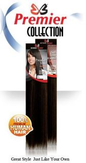 Bobbi Boss Premier Yaky Yaki 100% Human Hair Weave Extension 10