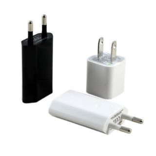 USB Port AC Wall Charger Adapter For Cell Phone iPod Nano iPhone 