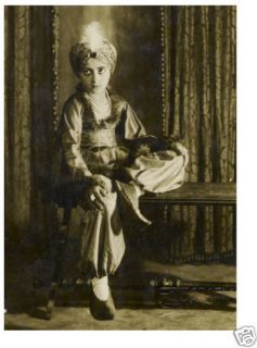 CUTE BOY as Aladdin Arabian carnival costume PHOTO 1931