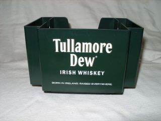 TULLAMORE DEW IRISH WHISKEY   PROMO PLASTIC BAR CADDY