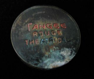 Little Hinged Tin Compact Mirror + Content TANGEE ROUGE THEATRICAL 
