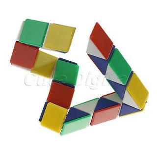    part Foldable Color Snake Rubik Magic Ruler Magic Cube Jigsaw Puzzle