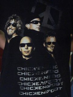 CHICKENFOOT (XXL Black T shirt)The World 2009 anvil   New