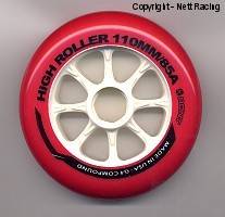 Bont High Roller Red 100mm Speed Skate Wheels