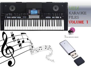 MIDI File Karaoke USB stick for PSR S550 Vol 1