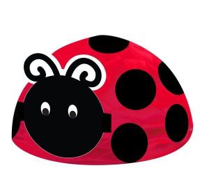 Fancy Ladybug Polka Dot Party Ladybird Honeycomb Centrepiece