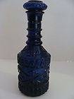 Jim Beam Dark Blue Decanter Bottle 11.5 Glass KY Excellent Condition