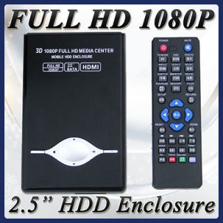 New 2.5 Mini Media Player 3D Full HD 1080P HDMI RM SD USB MKV (Up To 