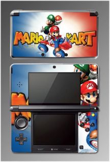 Super Mario Kart Mariokart 7 Video Game Vinyl SKIN Cover 3 for 