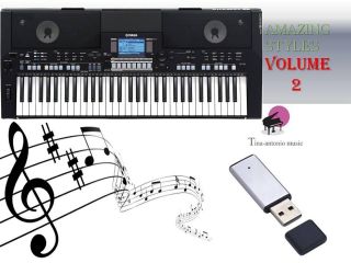 PSR S550 USB Stick+AMAZING Song Styles VOLUME 2 NEW