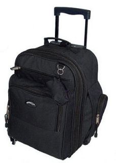Verucci Expandable Rolling Carry On Backpack   Black