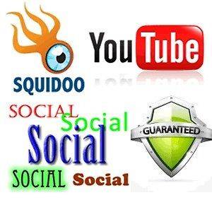 Squidoo Page Youtube Video 100 Article Submissions and 30 Social 