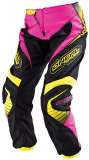   Motocross Pants Black Pink Youth Size 8 / 10 ATV Dirt Bike 8/10
