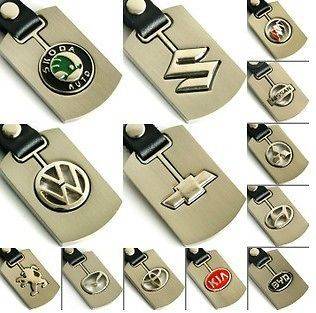   Car logo Stainless Steel Keyring Keychains Ring chain Key Fob NEW