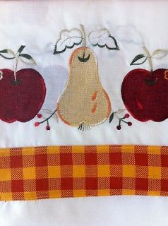 apple kitchen curtain in Curtains, Drapes & Valances