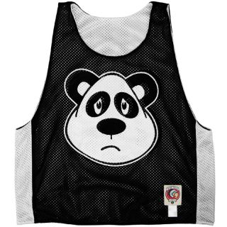    Sad Panda / Happy Panda Lacrosse Lax Reversible Lacrosse Pinnie