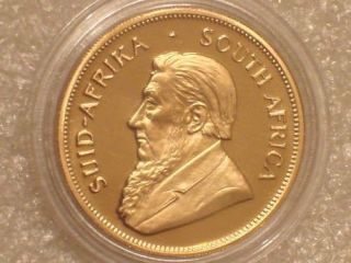 1978 SOUTH AFRICA GOLD PROOF FULL KRUGERRAND 1oz COIN