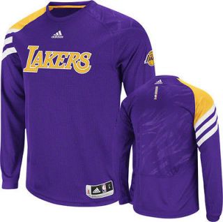 Los Angeles Lakers Purple 2011 2012 On Court Long Sleeve Shooting 