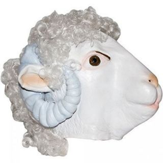 Ram Animal Mask Sheep Halloween Costume Accessory
