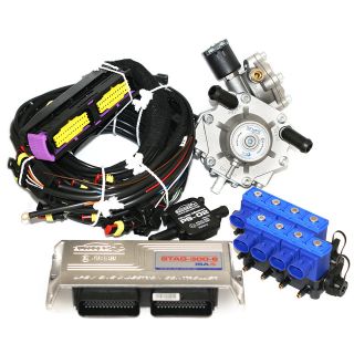   AUTOGAS SEQUENTIAL INJECTION LPG 6 CYLINDER KIT W/ REG OMVL INJECTORS
