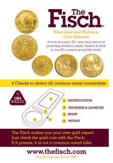 Fisch Fake Coin Detector for the Gold Krugerrand