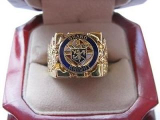 NEW! Mens Knights of Columbus Grand Knight Crest Ring