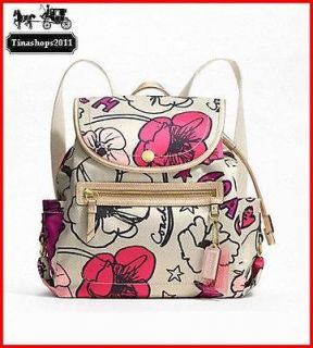 NWT_Coach Kyra Floral Print Backpack ~ F19284 SV/MultiColor