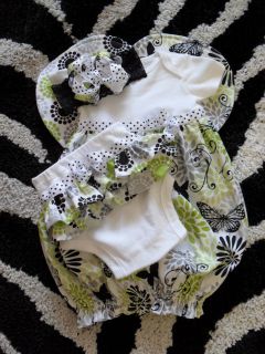   Boutique Baby Girl Onesie Layette Sets & Burp Cloth Childrens Clothing