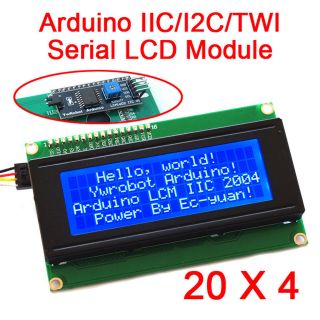 Arduino Serial IIC/I2C/TWI 2004 204 Character LCD Module Display