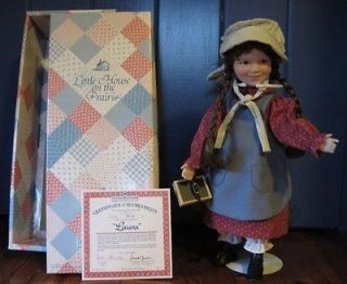   Little House on the Prairie Laura Porcelain Doll with box and COA