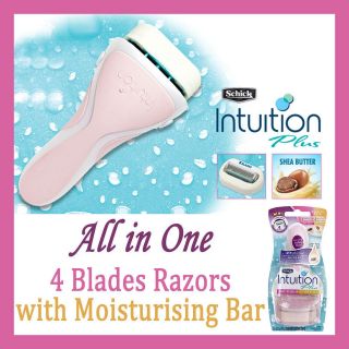 Schick Intuition Plus Moisture Razor Sheabutter Bodyhair remove 