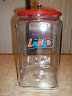 Vintage 1950s Lance Cracker Display Jar w/ Lid    Excellent Condition