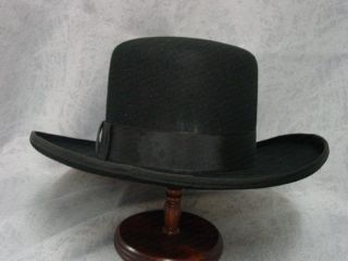 Old West Lawman Gambler Rhett Butler Outlaw Black western hat ~~MADE 