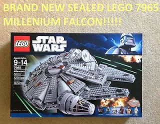 LEGO 7965 STAR WARS MILLENIUM FALCON NEW FACTORY SEALED 1238 PIECES!!
