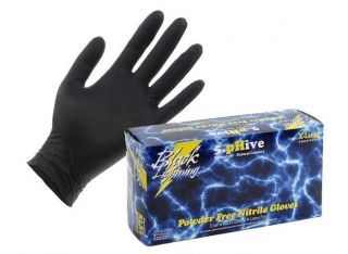   Lightning Gloves 100 Pack   powder latex free nitrile examination