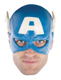 Captain America adult vinyl 1/4 MASK costume halloween