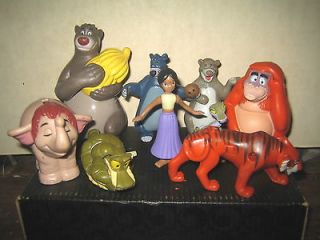 RARE HTF DISNEYS JUNGLE BOOK COLLECTABLE FIGURES LOT ,  SOLD AS 