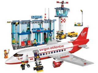 Lego City Custom Virgin Atlantic stickers for 3182 Airport Passenger 