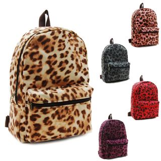  Leopard Printed Laptop Backpack Bookbag Rucksack Campus Travel Bag 