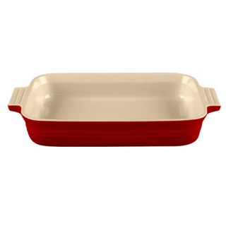 Le Creuset Stoneware Rectangle Baking Dish, 10 1/2 Cherry Red