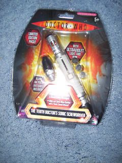   Who   Tenth 10th Dr Sonic Screwdriver Pen / UV Light + Sound   NEW