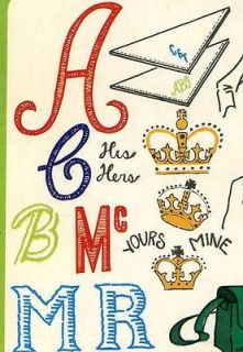   Hand Embroidery Pattern 122 Monograms Letters & Alphabets 1950s
