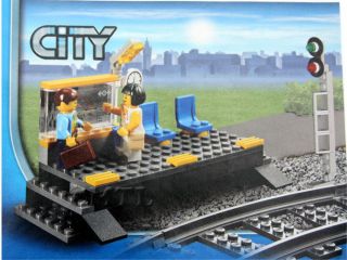 Lego City Train Stop Station With 2 Minifigures From 7938 7898 7939 