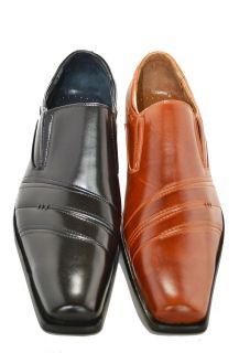 Delli Aldo Italian Style Men Shoes. Brown and Black Color,Sizes 8.5 