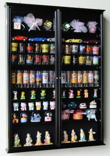   Glass 84 Shooter Figures Mini Liquor Display Case Cabinet Wall Rack