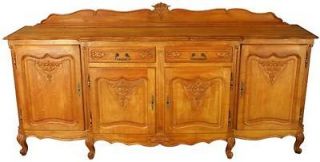 Antique French Country Buffet~Sideb​oard ~ Dark Oak~Louis XV 