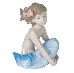 Lladro Nao Figurine 2001459 Sea Maiden, Little Mermaid w/Box