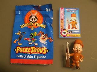 New looney tunes Pocketoons ELMER FUDD cake topper figurine