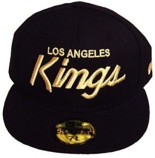 Los Angeles Kings hat sz 7 Dr Dre custom New Era NWA Eazy E GOLD logo 
